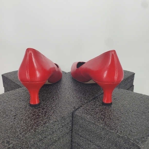Ros Hommerson Shoe Women 11 M Red Heels - Picture 8 of 15